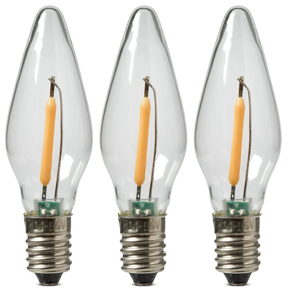 Tillbehör - Ljuskälla E10, LED, 0,5W, 3-pack - Vit