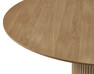 Astrid - Matbord, Ø 136-186 cm - Beige