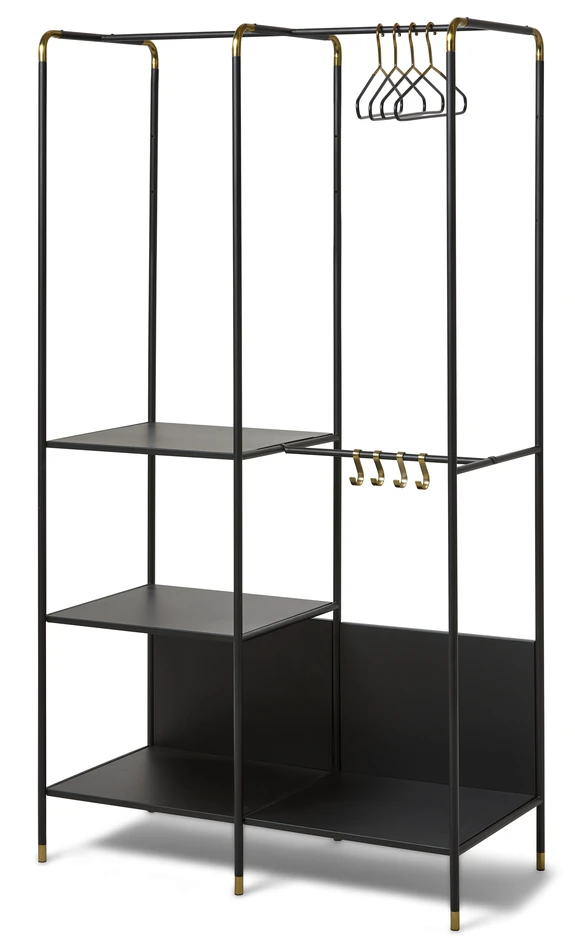 Luca - Klädförvaring - Svart