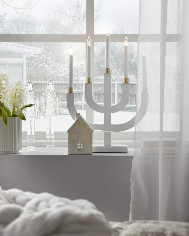 Edith - Adventsljusstake, 33x8x50 cm - inspiration