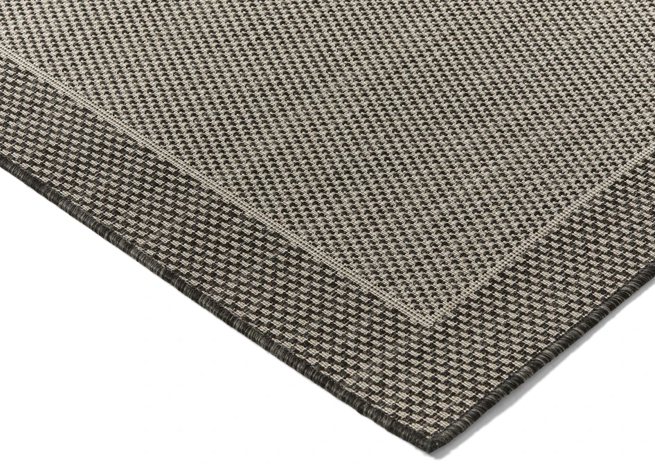 Eketorp - Flatvävd matta, inom-/utomhus 200x290 cm - Svart