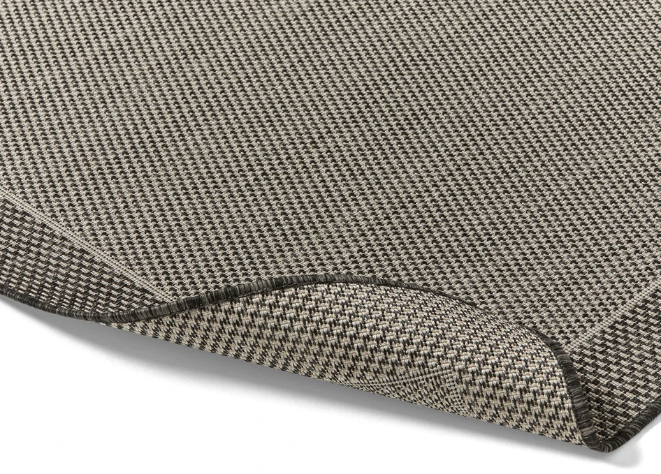Eketorp - Flatvävd matta, inom-/utomhus 200x290 cm - Svart