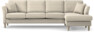 Eden - 3-sits soffa med schäslong - Beige