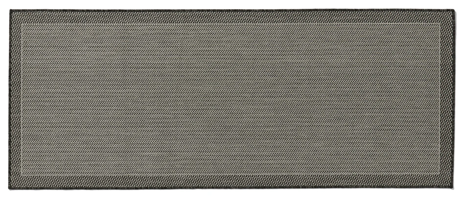 Eketorp - Flatvävd matta, inom-/utomhus 80x200cm - Svart