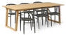 Twin - Matgrupp med 6 stolar Yngve - Beige