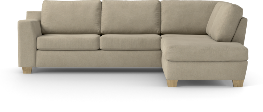 Friday - 2,5-sits soffa med divan höger - Beige