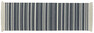 Siri - Bomullsmatta 80x250 cm - Blå