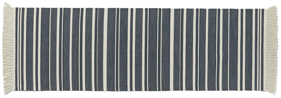 Siri - Bomullsmatta 80x250 cm - Blå