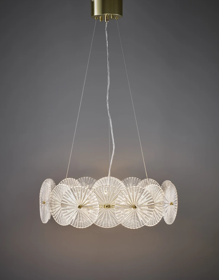 Garbo - Taklampa, H15 Ø53 cm - Gul