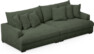 Rossi - 4-sits soffa - Grön