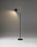 Jane - Golvlampa, B22 H146,5 cm - Svart