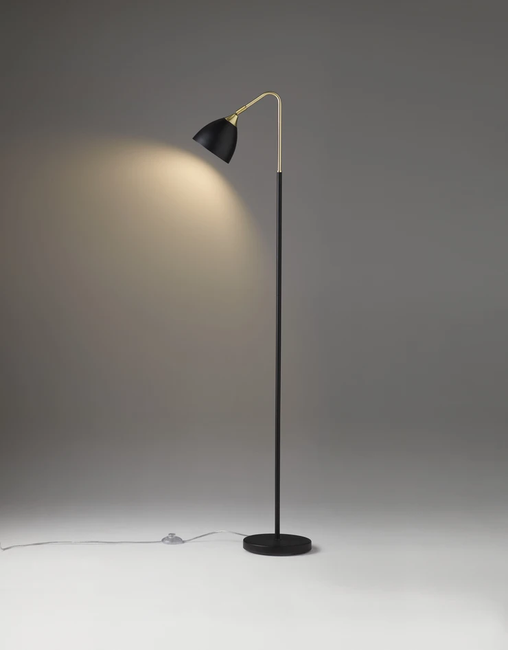 Jane - Golvlampa, B22 H146,5 cm - Svart