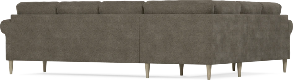 Eden - Hörnsoffa, 2+3-sits - Brun