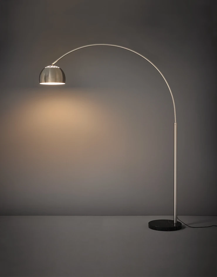 Brody - Golvlampa, H210 L167 cm - Grå