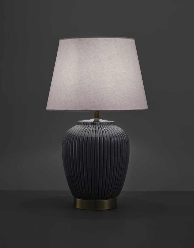 Maui - Bordslampa, H42 Ø26 cm - Blå