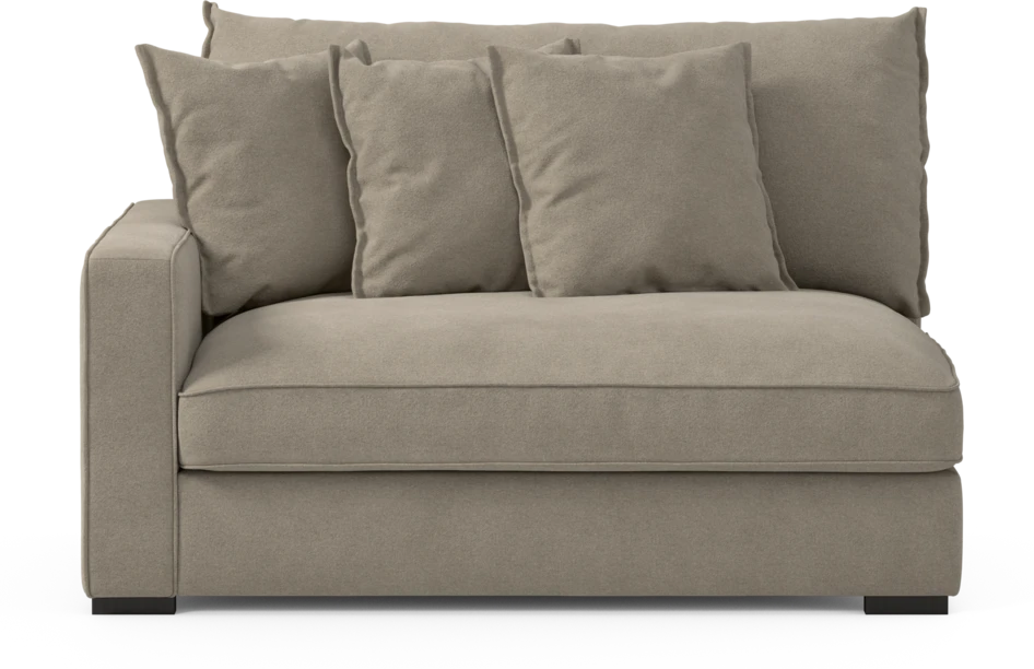 Rossi - 2-sits med armstöd vänster - Beige