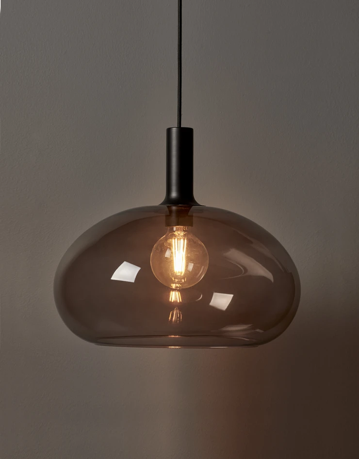Marta - Taklampa, H39 Ø40 cm - Svart