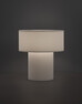 Philippe - Bordslampa, H32,5 Ø30 cm - Vit