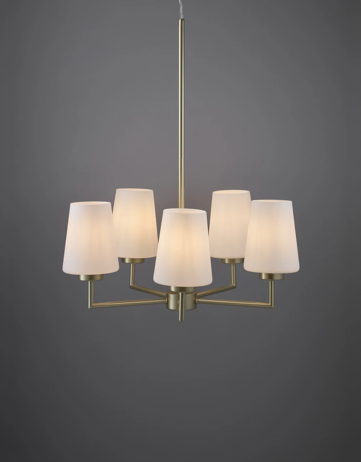 Scarlett - Taklampa, H66 Ø52 cm - Gul