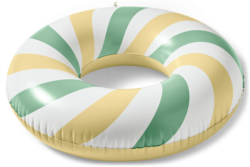 Stripe - Badring Ø115 cm - Gul