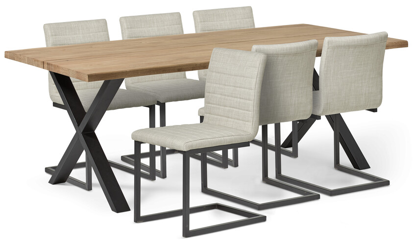 Eastwood live - Matgrupp med 6 stolar Chatham - Beige