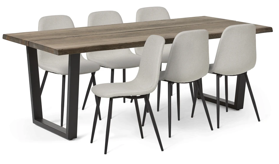 Eastwood live - Matgrupp med 6 stolar Tracy - Beige