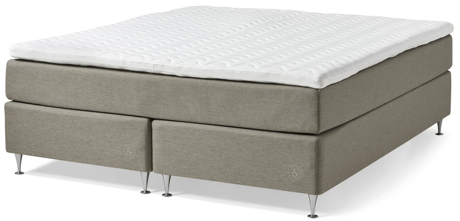 Särö Comfort - Kontinentalsäng, dubbelsäng med bäddmadrass Särö Comfort - Brun