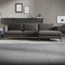 Impression Delux - 3-sits soffa med schäslong höger - Grå