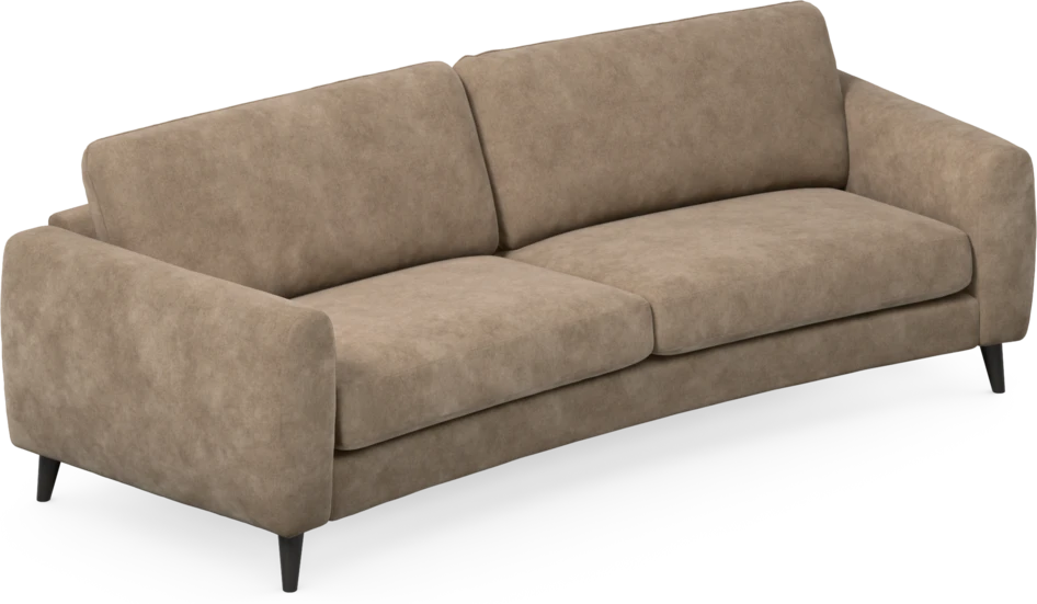 Bridge - 3-sits soffa svängd - Beige
