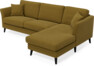 Eden - 2,5-sits soffa med schäslong - Gul