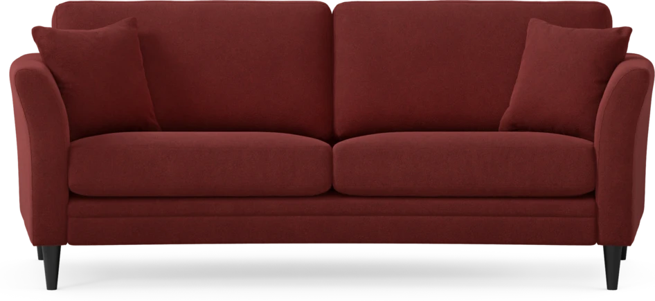 Eden - 2,5-sits soffa svängd - Röd