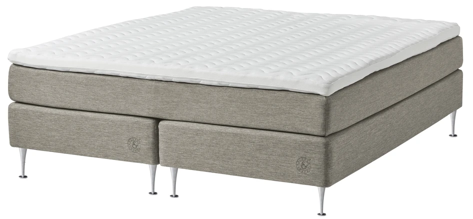 Särö - Kontinentalsäng, dubbelsäng med bäddmadrass Särö - Beige