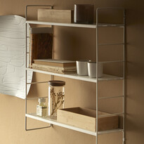 Wera - Vägghylla byggbar med 3 hyllplan, 60x18x69,4 cm - inspiration