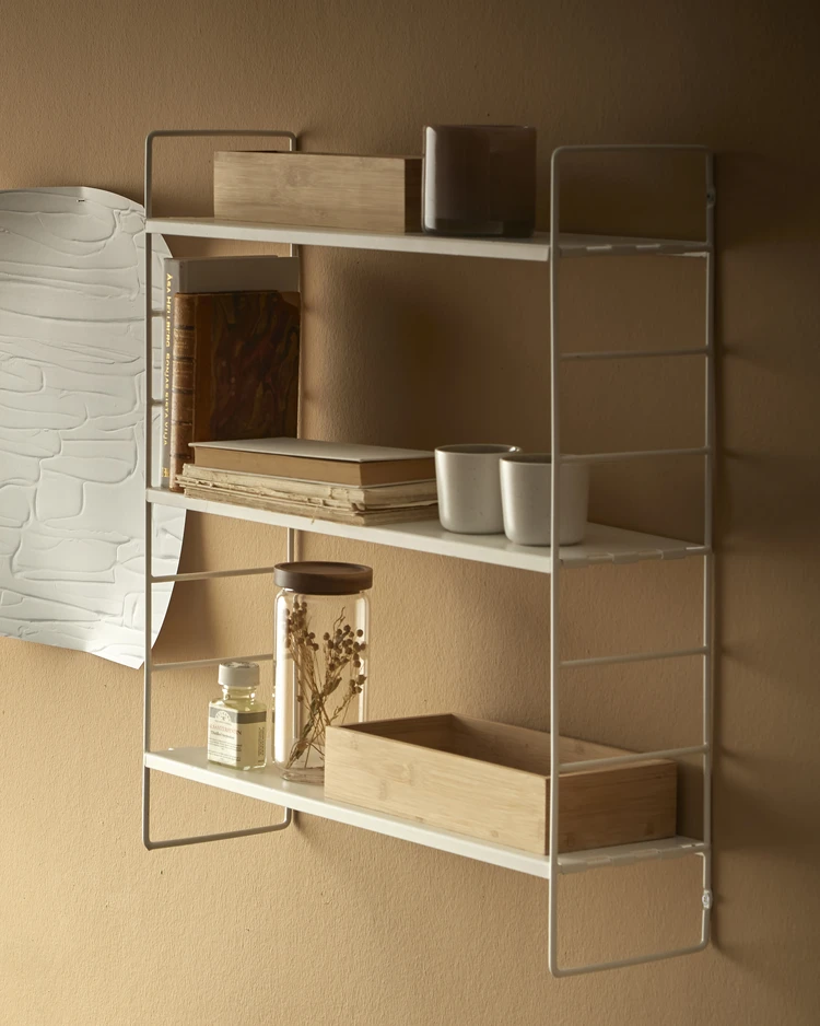 Wera - Vägghylla byggbar med 3 hyllplan, 60x18x69,4 cm - inspiration