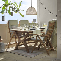 Solhaga - Utegrupp med bord och 4 positionsstolar - inspiration