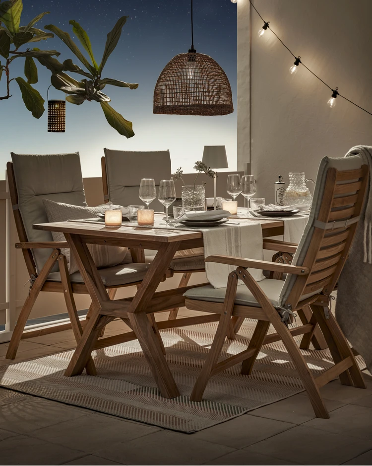 Solhaga - Utebord, L 160 cm - inspiration