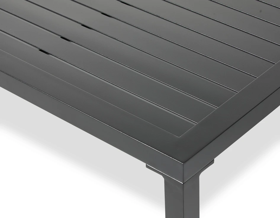 Fortuna - Utebord, L 120 cm - Svart