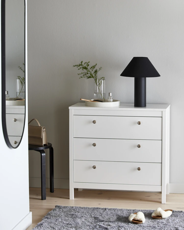 Molly - Byrå med 3 lådor, 82x38,5x80 cm - inspiration