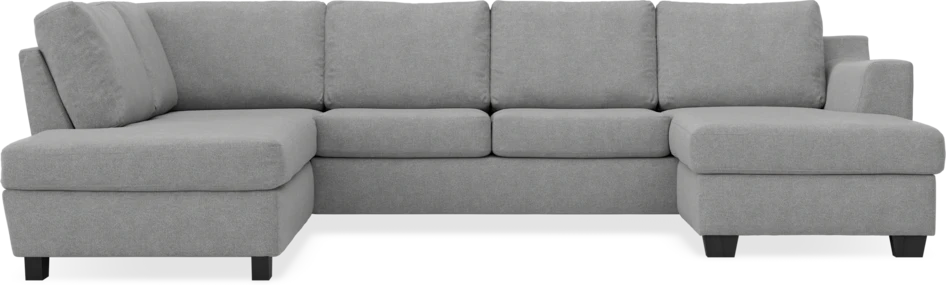 Friday - 3-sits soffa med divan vänster och schäslong höger - Grå