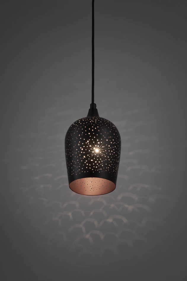 Silas - Fönsterlampa, H21 Ø14 cm - Svart