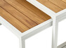 Avalon - Utegrupp med soffa och satsbord - Vit