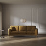 Eden - 3-sits soffa svängd - Gul