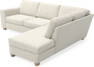 Friday - 2,5-sits soffa med divan höger - Vit