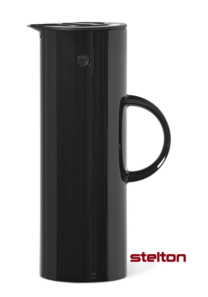 Stelton - Termoskanna, H 31 Ø 13,5 cm, 1 liter - Svart