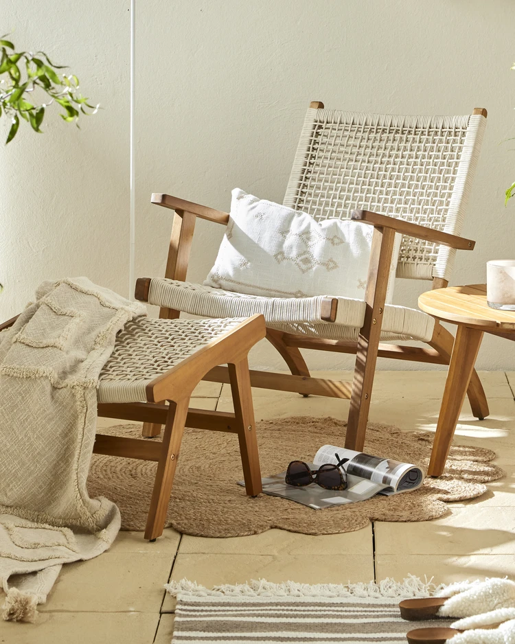 Melrose - Solstol med fotpall - inspiration