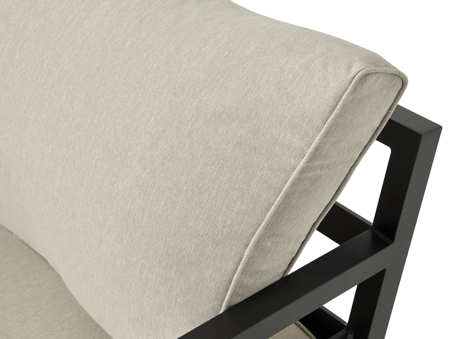 Maxime - Utesoffa 3-sits - Svart