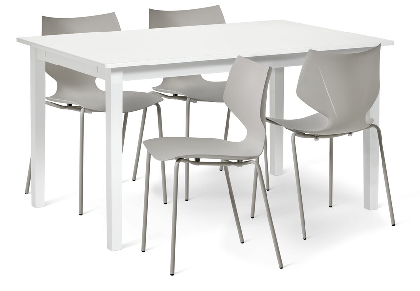 Ingrid - Matgrupp med 4 stolar Pyret - Beige