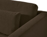 Willow - 3-sits soffa med divan vänster, fast klädsel - Brun
