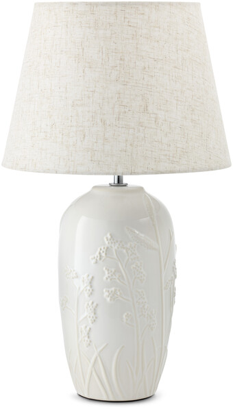 Idun - Bordslampa, H46,5 Ø28 cm - Vit