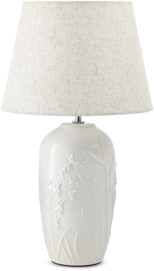 Idun - Bordslampa, H46,5 Ø28 cm - Vit